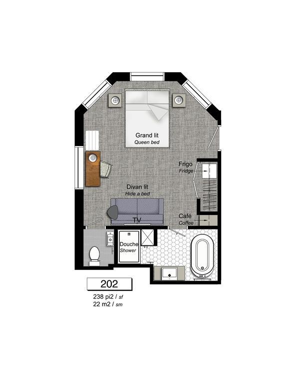Chambre Lit Queen-Size
