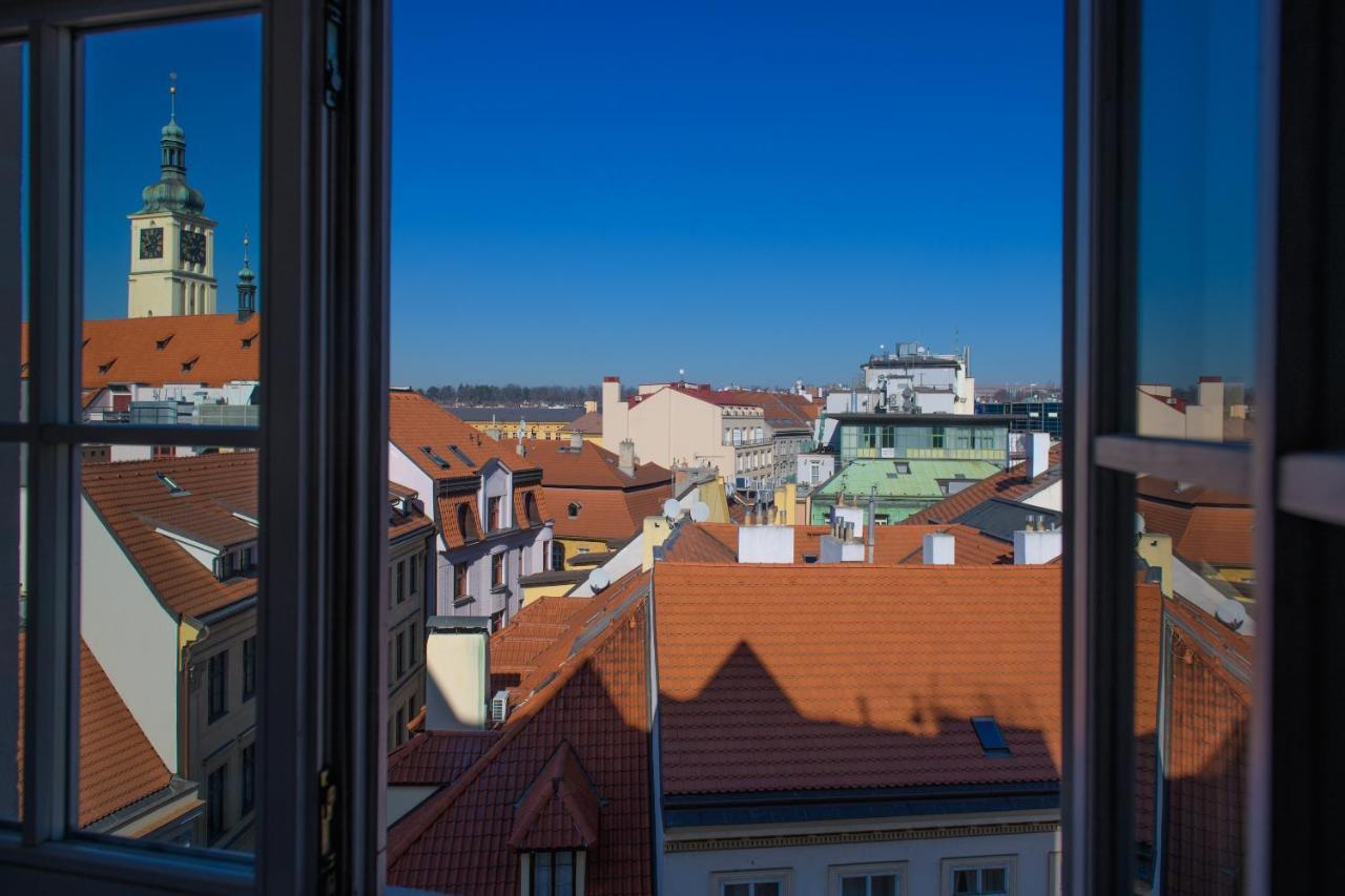 Doppel-/Zweibettzimmer mit Stadtblick