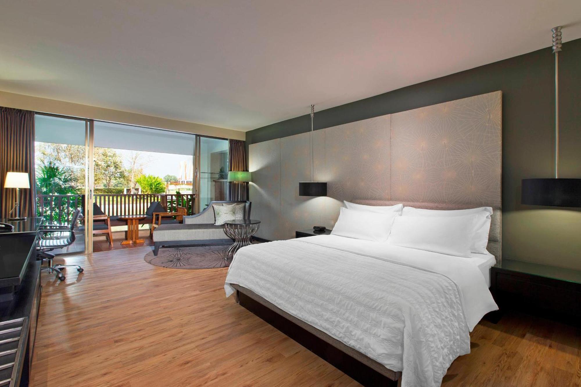 Habitación Deluxe con balcón y vistas al jardín - 1 cama extragrande