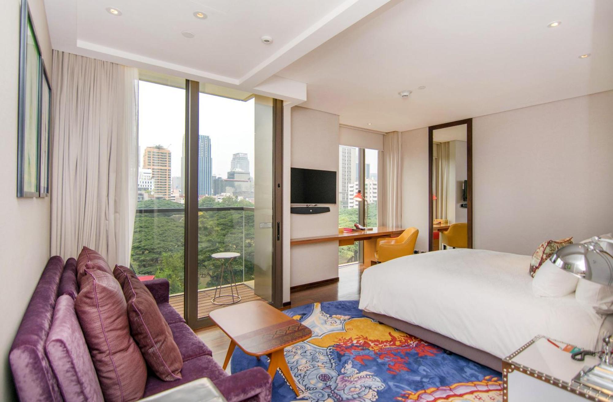 Standard King Room with Balcony and Sunset Garden View