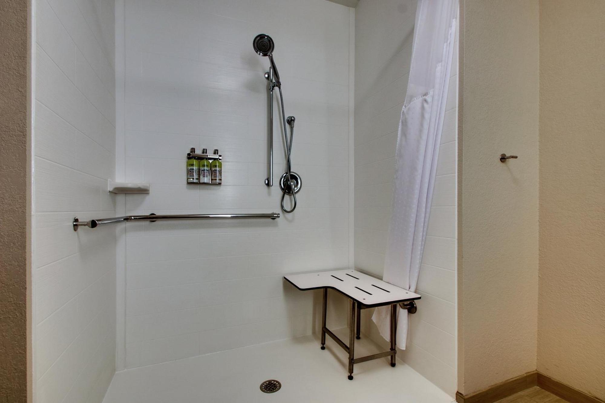 Standard King Room Roll Shower Mobility Accessible