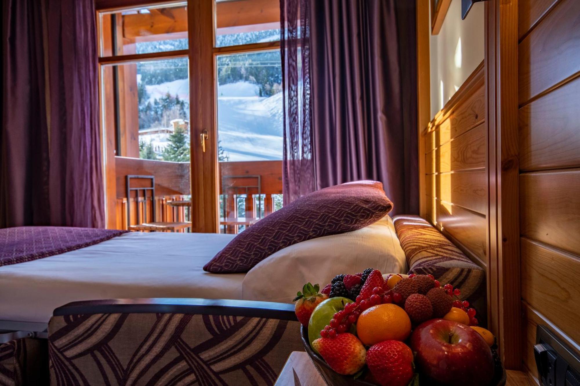 Twin Room Ski Slopes views
