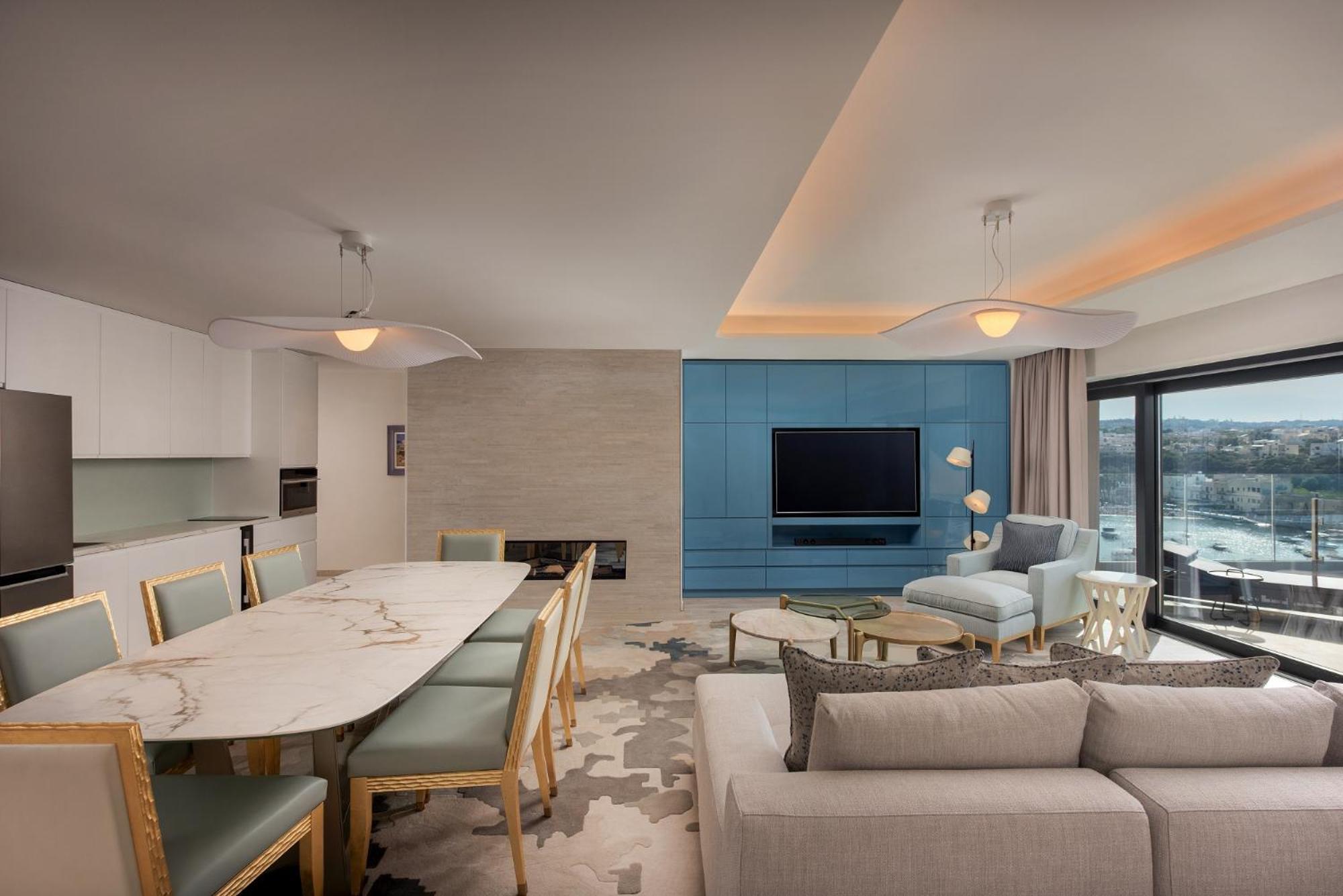 Suite Attico Presidenziale con 3 Camere da Letto, Vista Mare