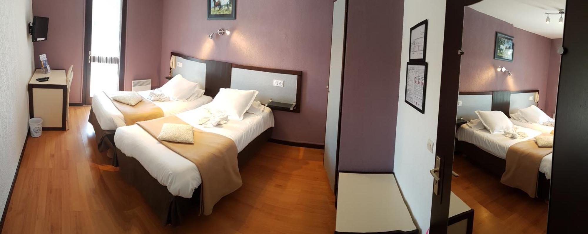 Chambre Lits Jumeaux pour Personnes à Mobilité Réduite