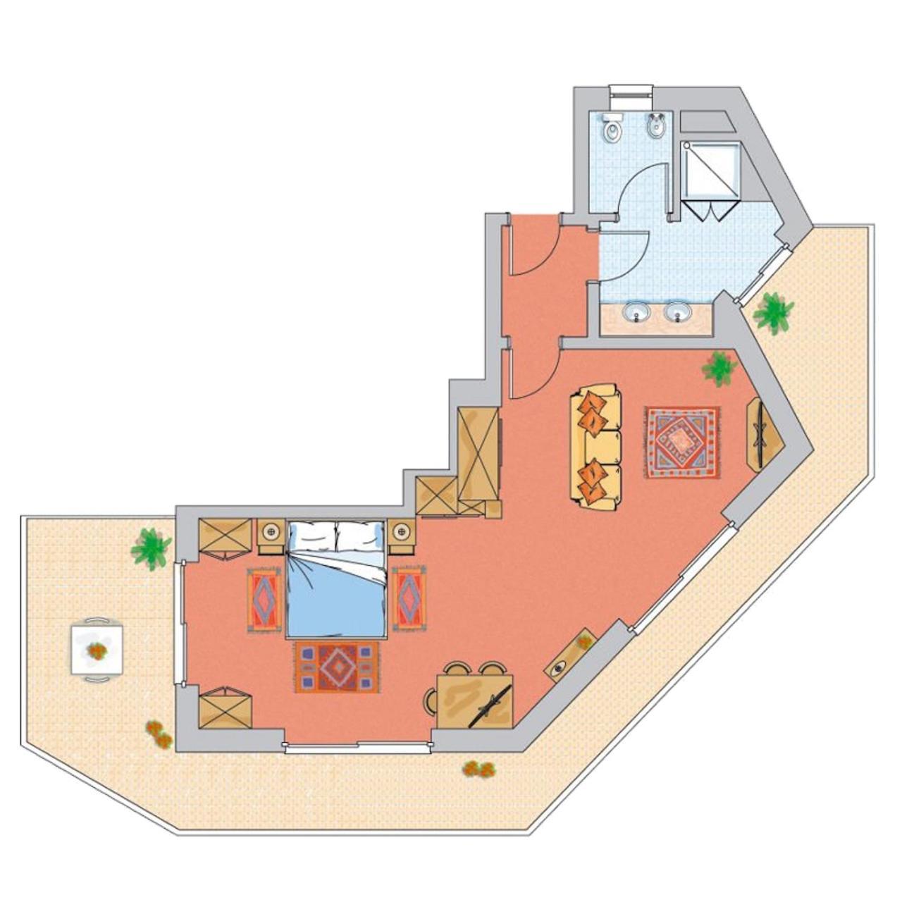 Suite mit Meerblick