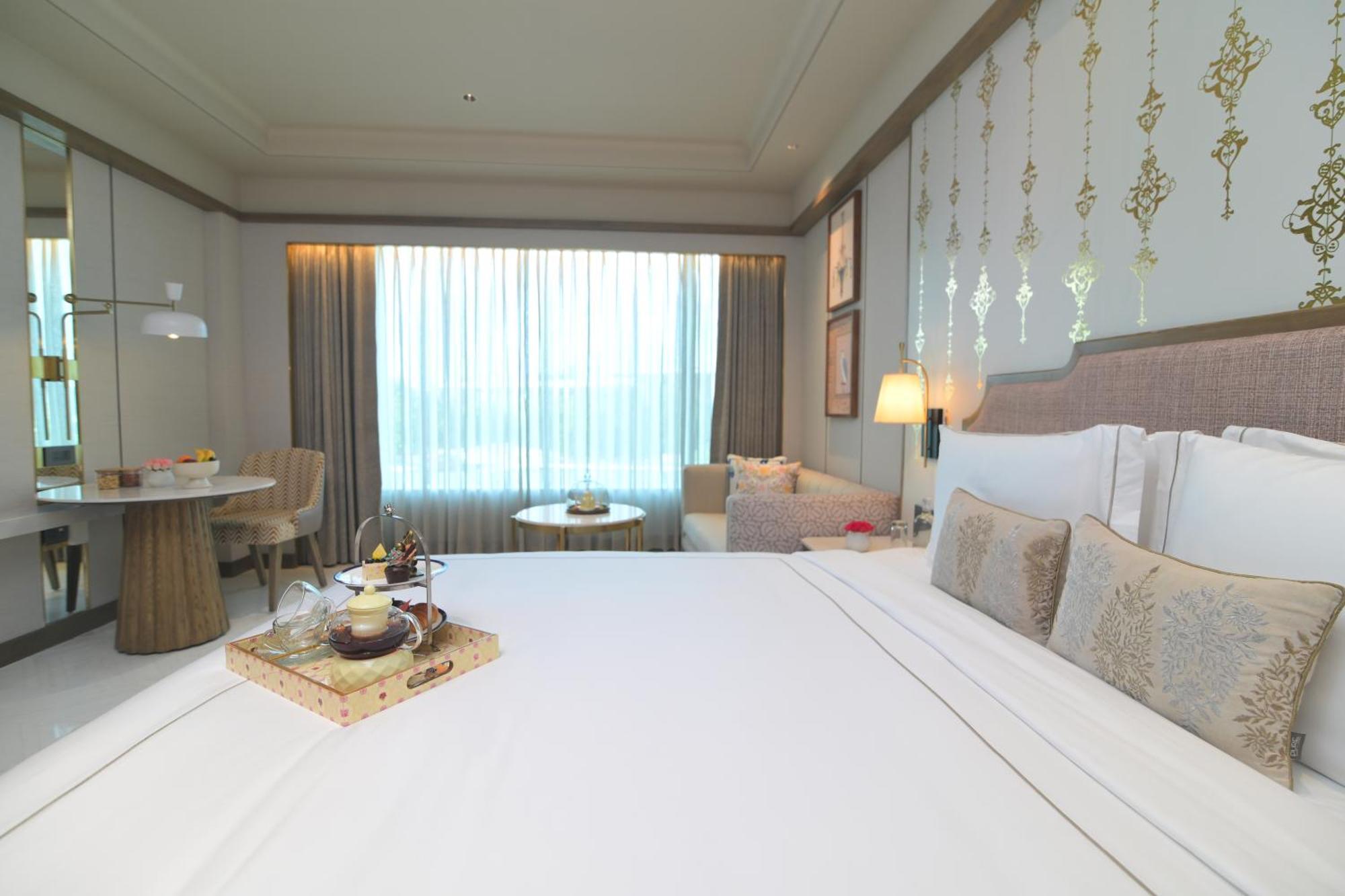 Luxury Room King Bed with 15% discount on food, beverages, laundry and spa