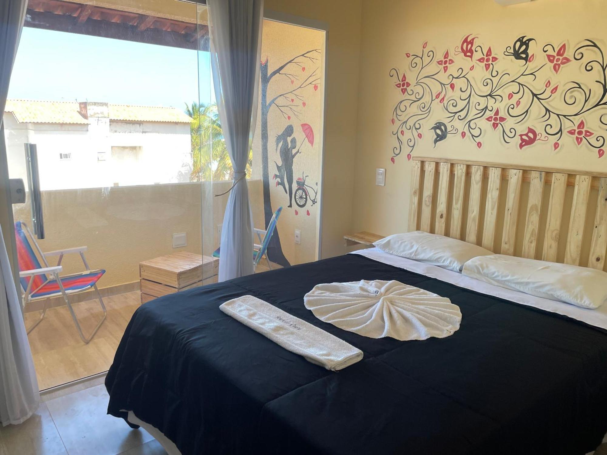 Quarto Duplo com Varanda e Vista do Mar