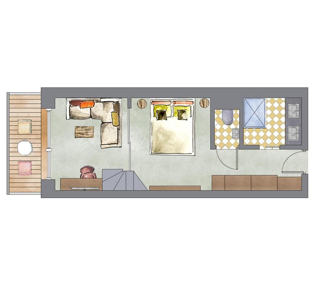 Family Room with Mountain View