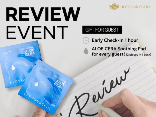 [Event PKG] Standard Double Room 1 hour Early check from 1400 & 1 set of Soothing Pad
