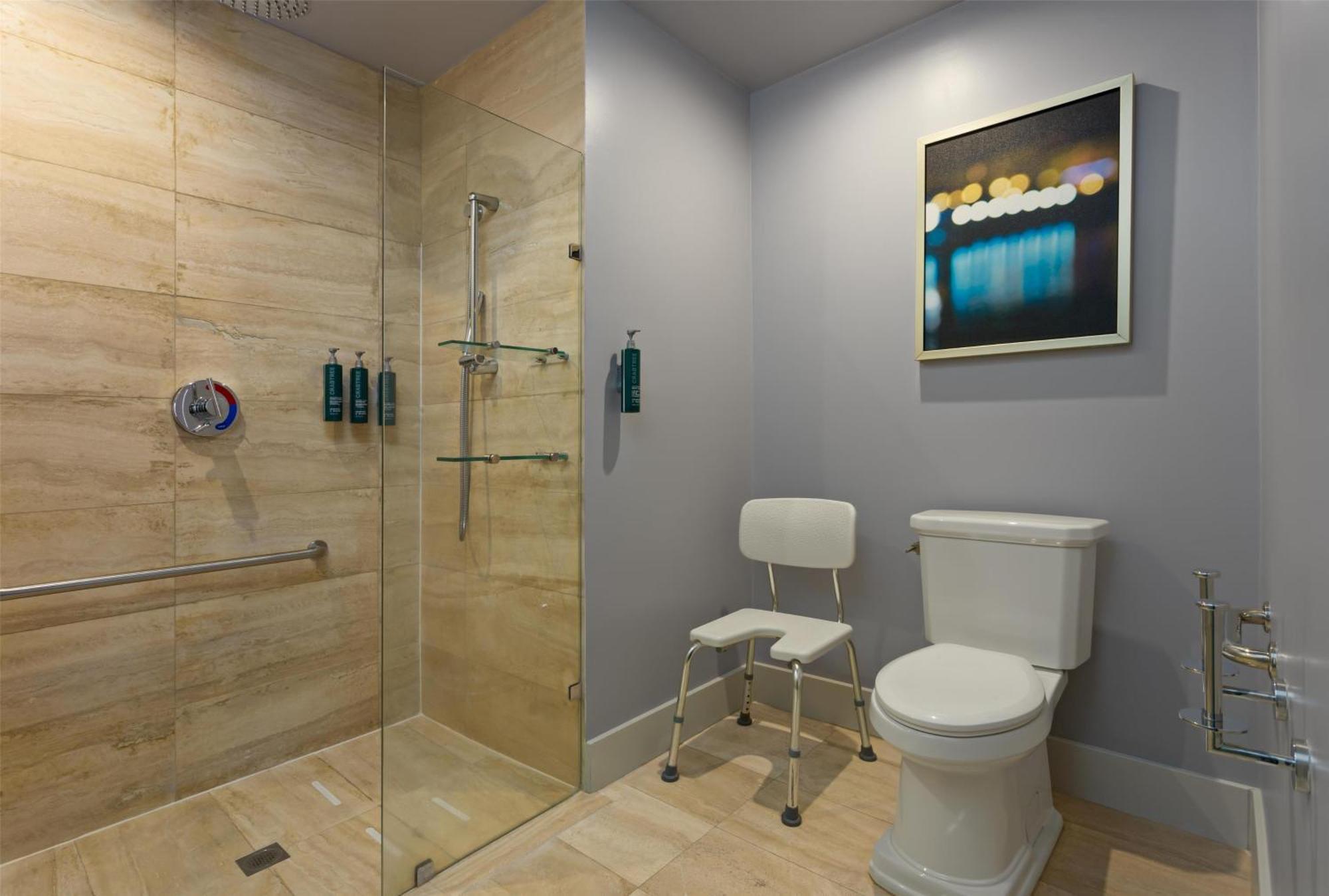 Double Room Two Double Beds Roll Shower Mobility Accessible