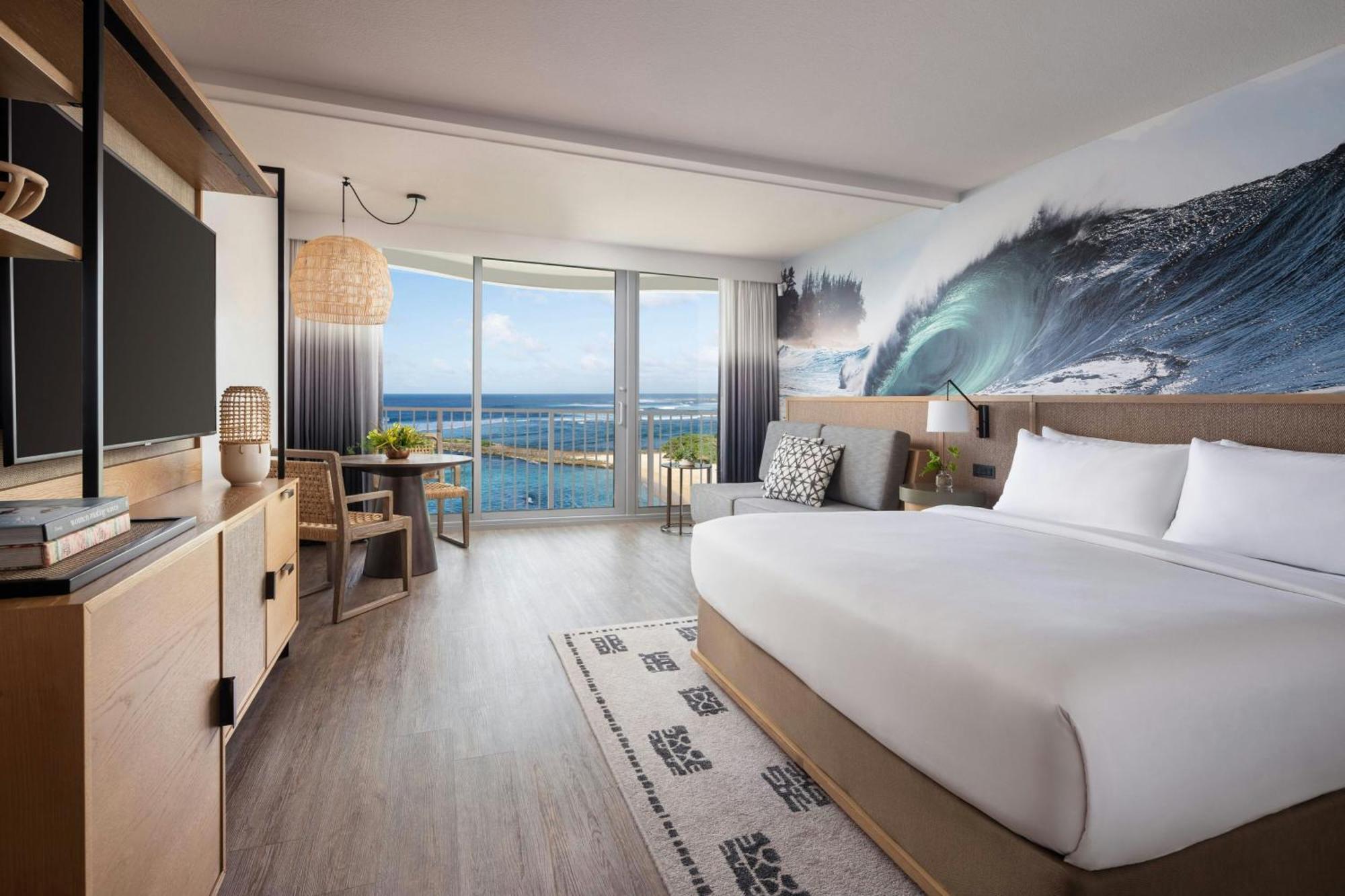 Resort King Sofa Bed Partial Ocean View
