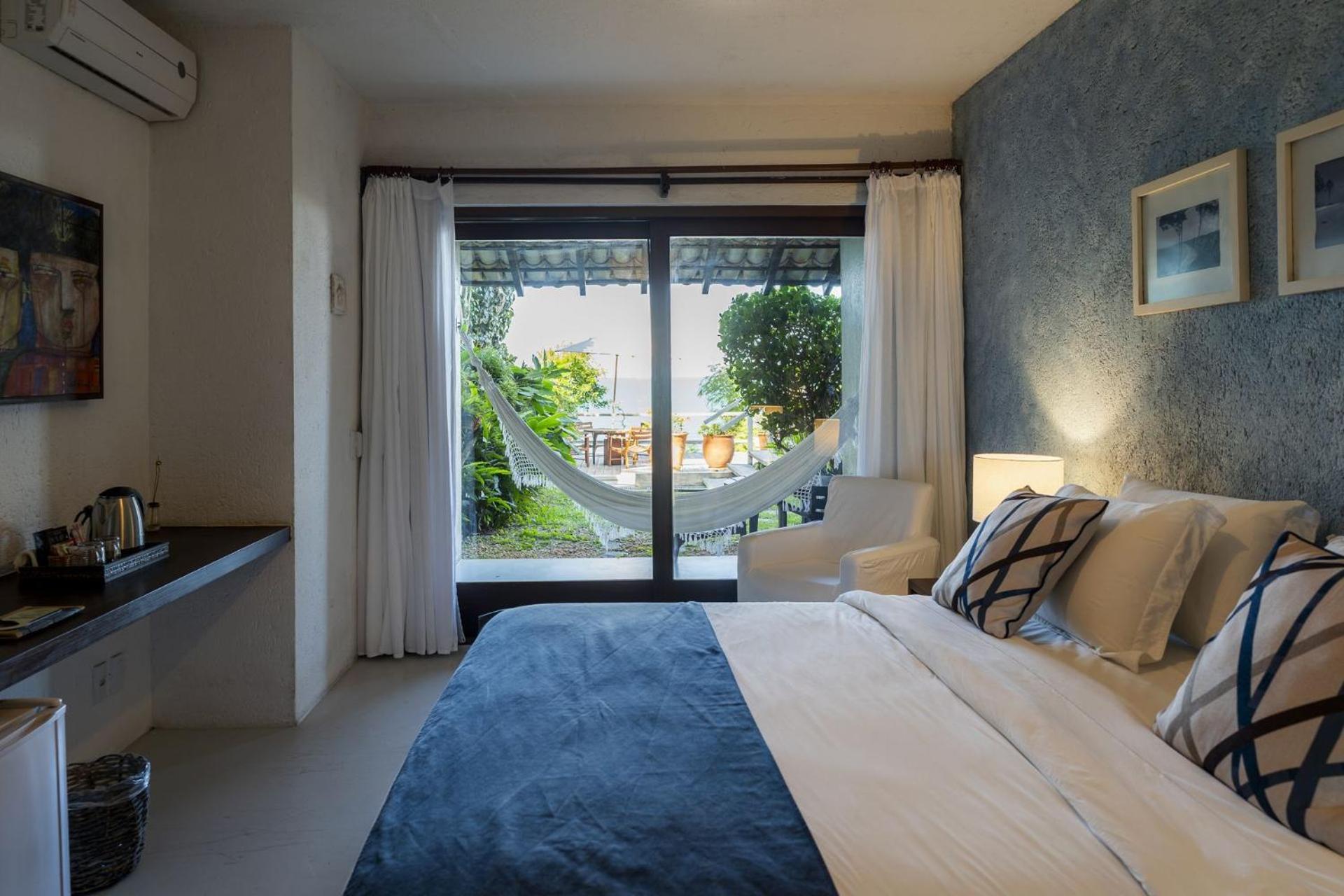 Quarto Duplo com Vista do Jardim