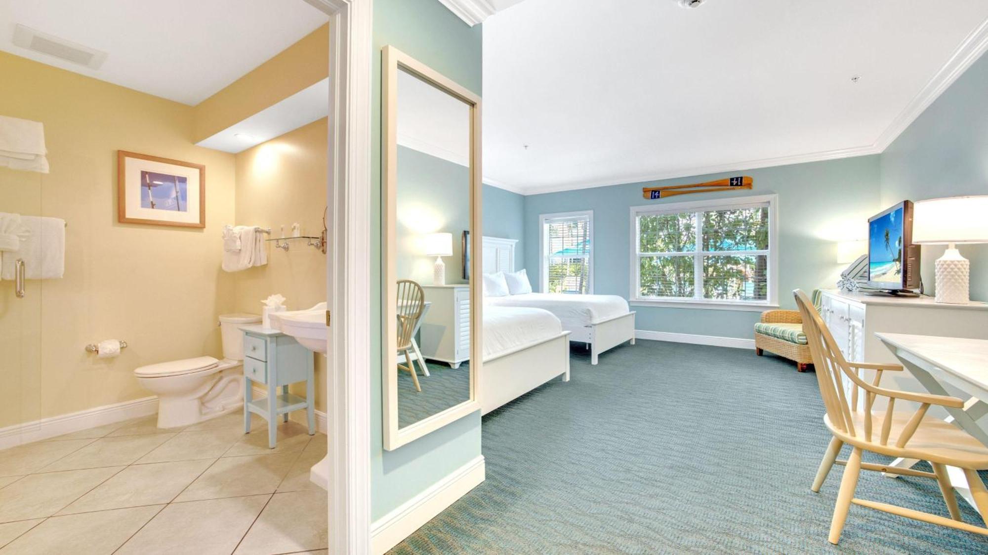 Tropical Garden Double Queen Guestroom