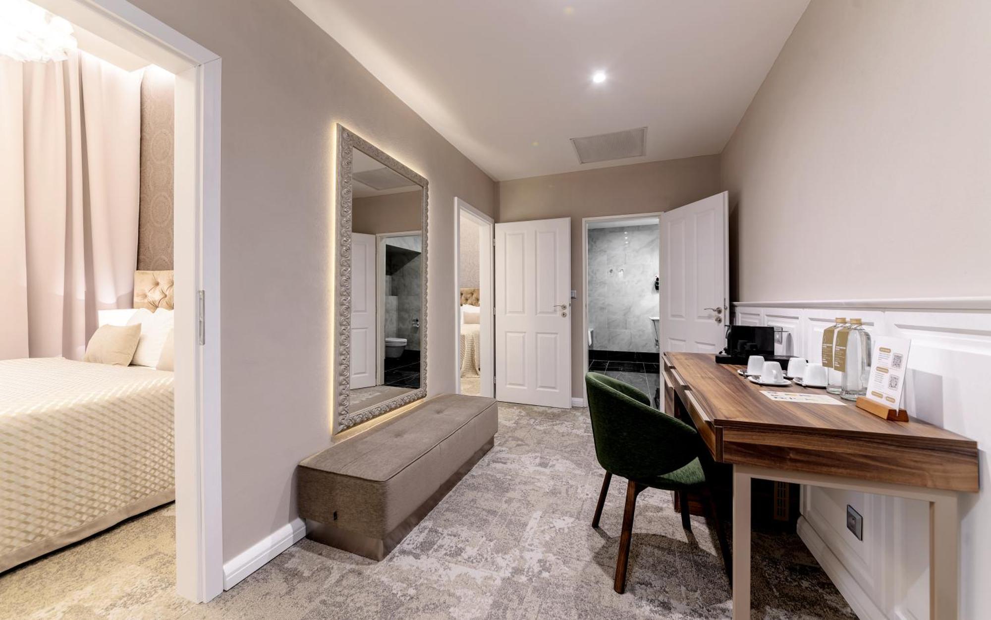 Family Room with Shared Bathroom
