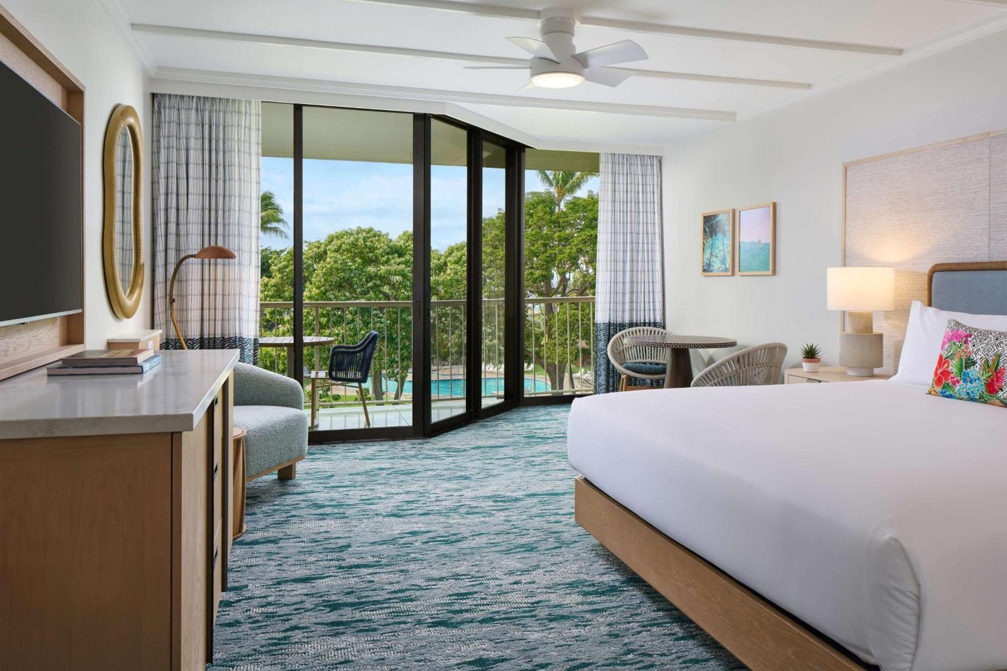 Signature Zimmer mit 1 Kingsize-Bett und eingeschränktem Meerblick