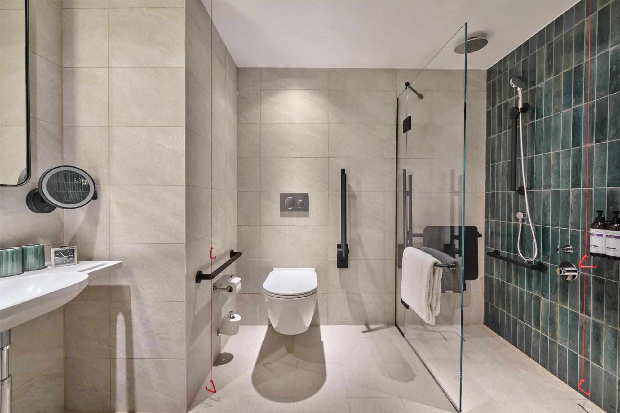 King Room Accessible Shower Disability Access