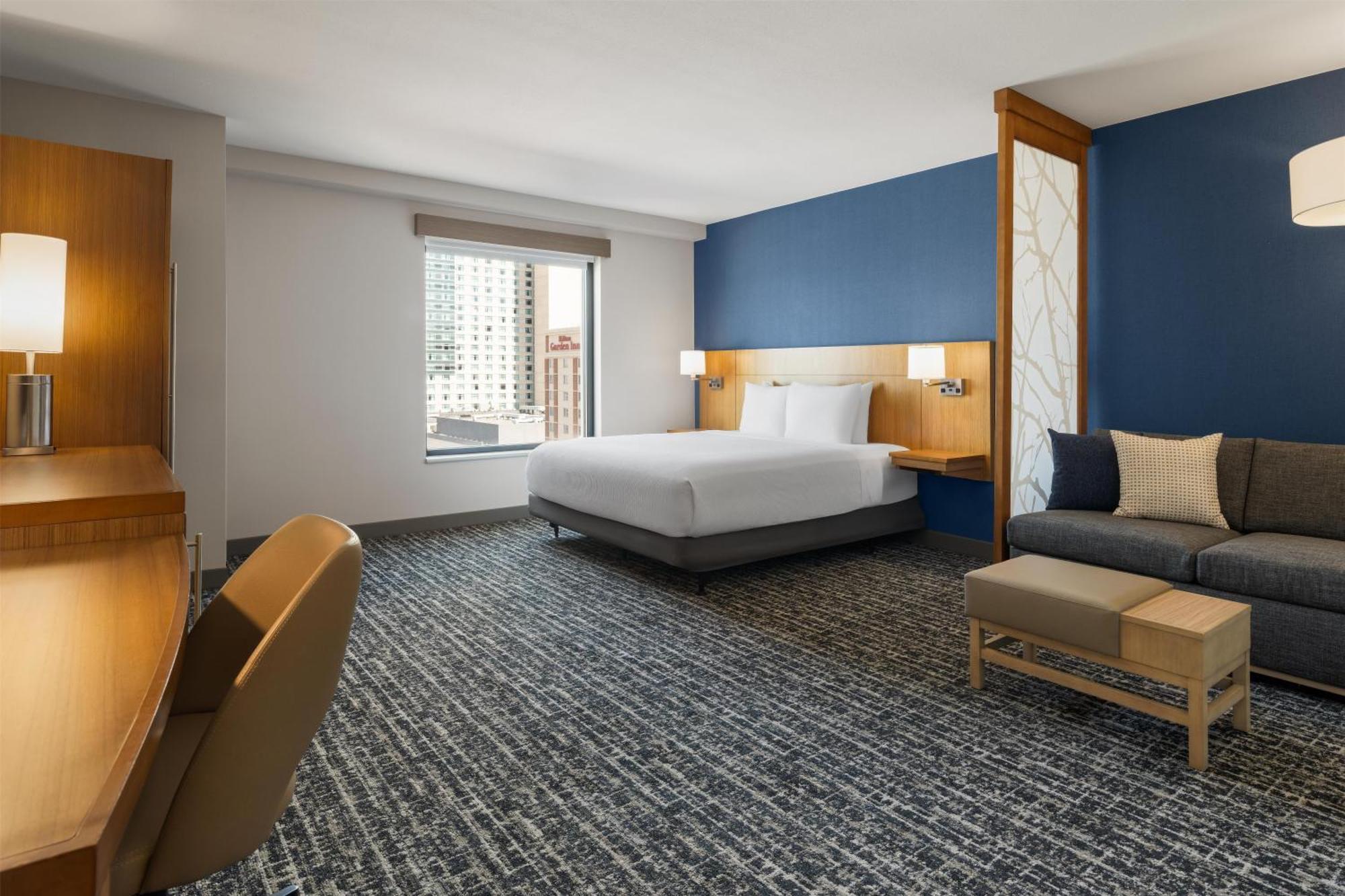 King Room Sofa Bed Bathtub Mobility Access