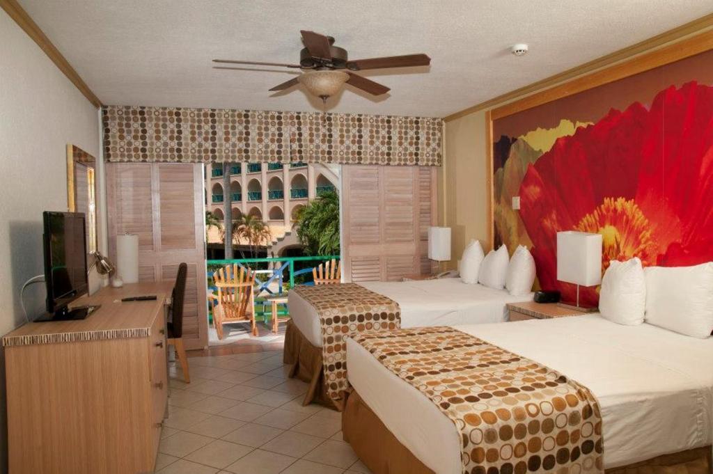 Pool View Room 2 Double Beds