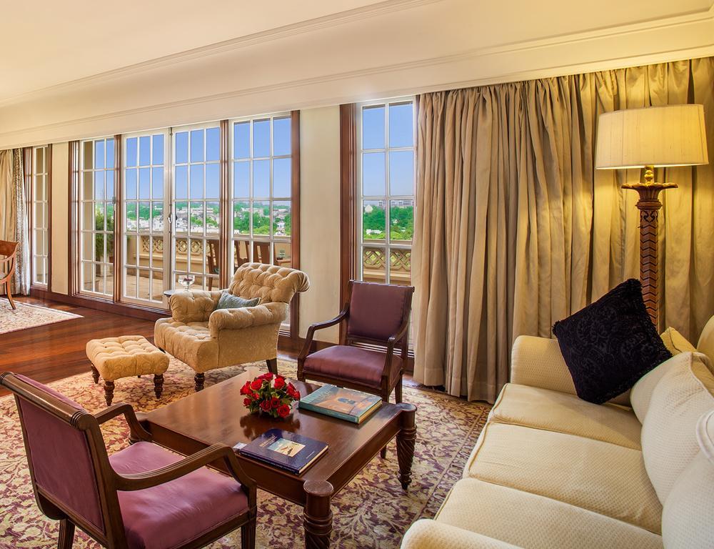 Suíte de Luxo com 2 Varandas e Vista do Taj Mahal