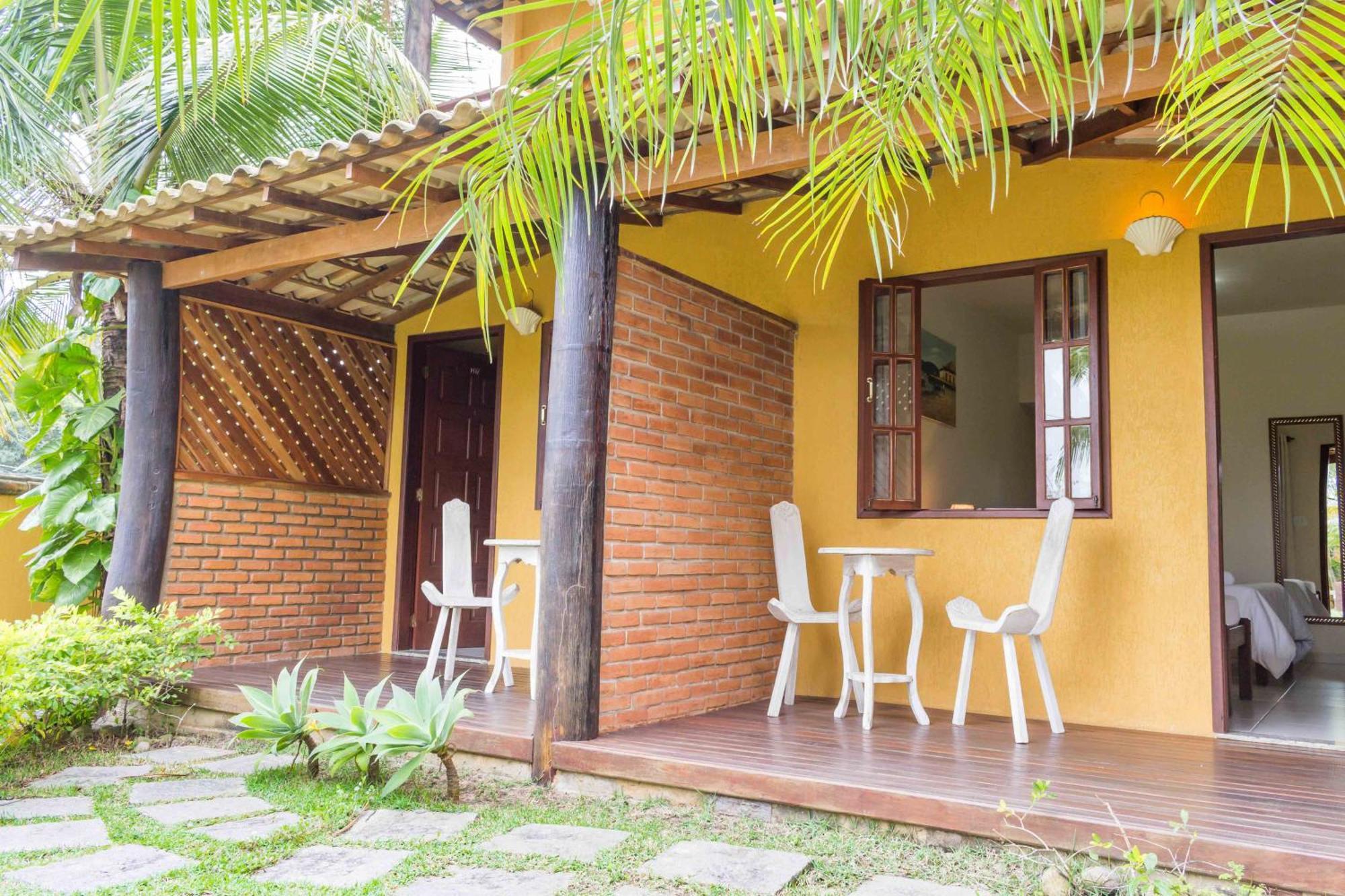 Quarto Triplo com Vista do Jardim